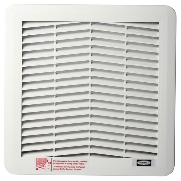 Exhaust Grille, 10 in. H x 10 in. W x 1 in. L, ABS
